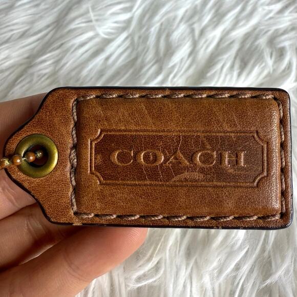 2.5" COACH Fob Bag Charm Hang tag Hangtag - Picture 1 of 2